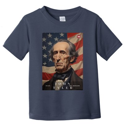 John Tyler 10th President Of The United States Portrait Toddler T-Shirt