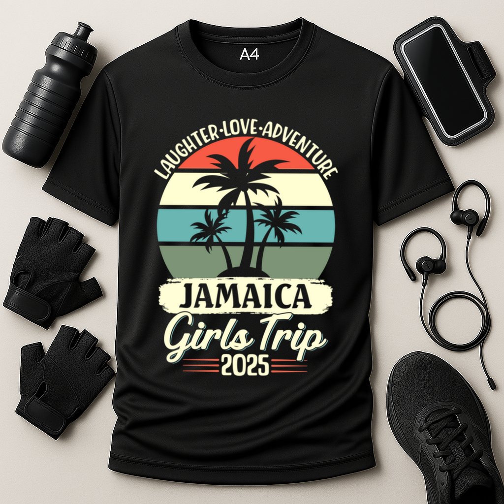 Jamaica Trip 2025 Friends Vacation Weekend Gift Cooling Performance Crew T-Shirt