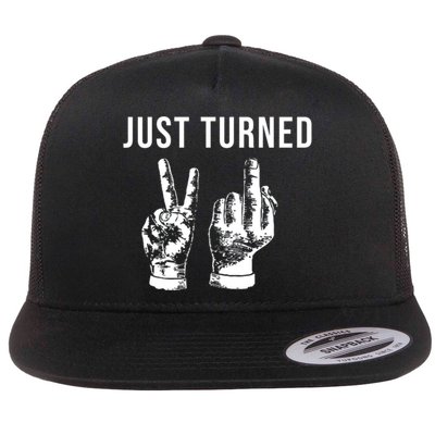 Just Turned 21 Birthday Gifts Flatbill Hat