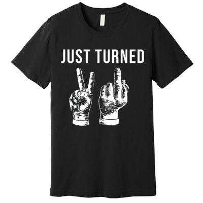 Just Turned 21 Birthday Gifts Premium T-Shirt
