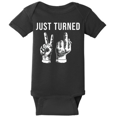 Just Turned 21 Birthday Gifts Baby Bodysuit