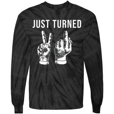 Just Turned 21 Birthday Gifts Tie-Dye Long Sleeve Shirt