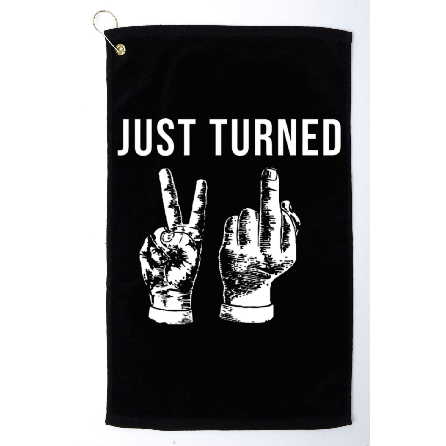 Just Turned 21 Birthday Gifts Golf Towel