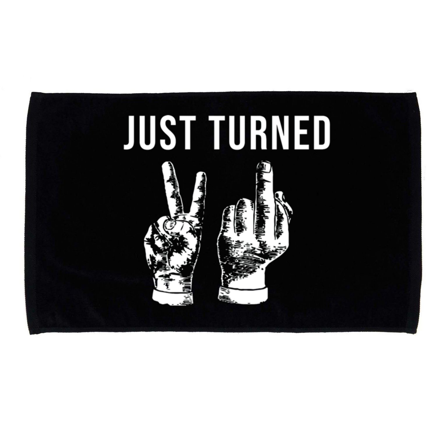 Just Turned 21 Birthday Gifts Microfiber Hand Towel