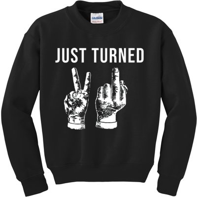 Just Turned 21 Birthday Gifts Kids Sweatshirt