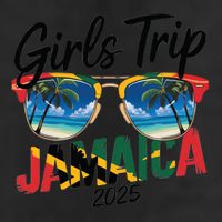 Jamaica Trip 2025 Vacation Jamaica Travel Gift 7 Panel Mesh Trucker Snapback Hat