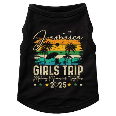 Jamaica Trip 2025 Vacation Summer Retro Matching Group Funny Gift Doggie Tank