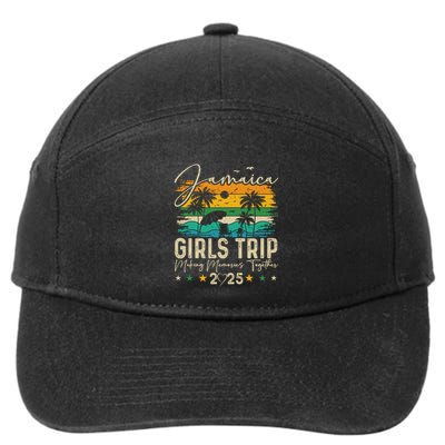 Jamaica Trip 2025 Vacation Summer Retro Matching Group Funny Gift 7-Panel Snapback Hat