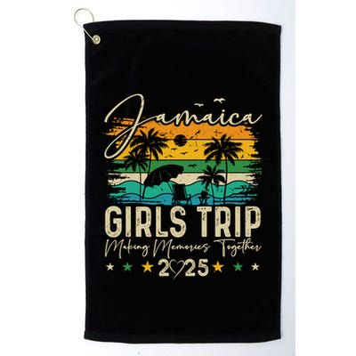 Jamaica Trip 2025 Vacation Summer Retro Matching Group Funny Gift Golf Towel