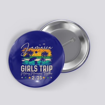 Jamaica Trip 2025 Vacation Summer Retro Matching Group Funny Gift Button