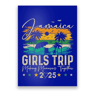 Jamaica Trip 2025 Vacation Summer Retro Matching Group Funny Gift Poster