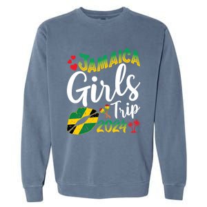 Jamaica Trip 2024 Family Vacation Summer Matching Gift Garment-Dyed Sweatshirt