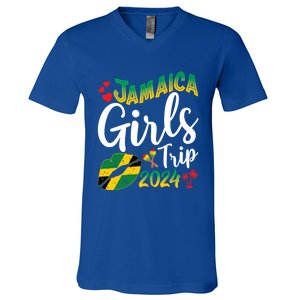 Jamaica Trip 2024 Family Vacation Summer Matching Gift V-Neck T-Shirt