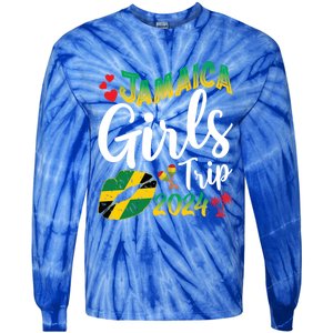 Jamaica Trip 2024 Family Vacation Summer Matching Gift Tie-Dye Long Sleeve Shirt