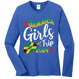 Jamaica Trip 2024 Family Vacation Summer Matching Gift Ladies Long Sleeve Shirt