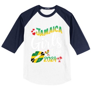 Jamaica Trip 2024 Family Vacation Summer Matching Gift Baseball Sleeve Shirt