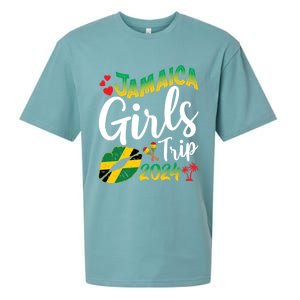 Jamaica Trip 2024 Family Vacation Summer Matching Gift Sueded Cloud Jersey T-Shirt