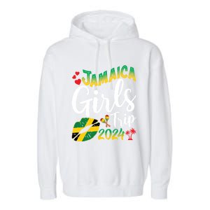 Jamaica Trip 2024 Family Vacation Summer Matching Gift Garment-Dyed Fleece Hoodie