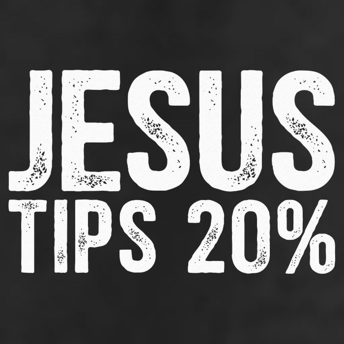 Jesus Tips 20 Funny Waiter Waitress Bartender Mixologist Adult Drive Performance Visor
