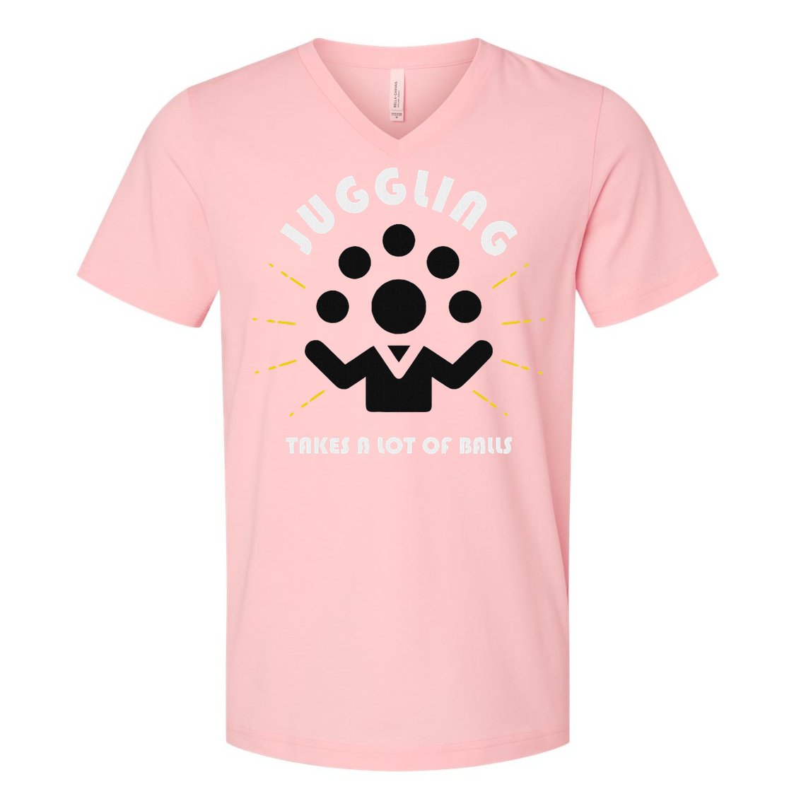 Juggling Takes A Lot Of Balls  V-Neck T-Shirt