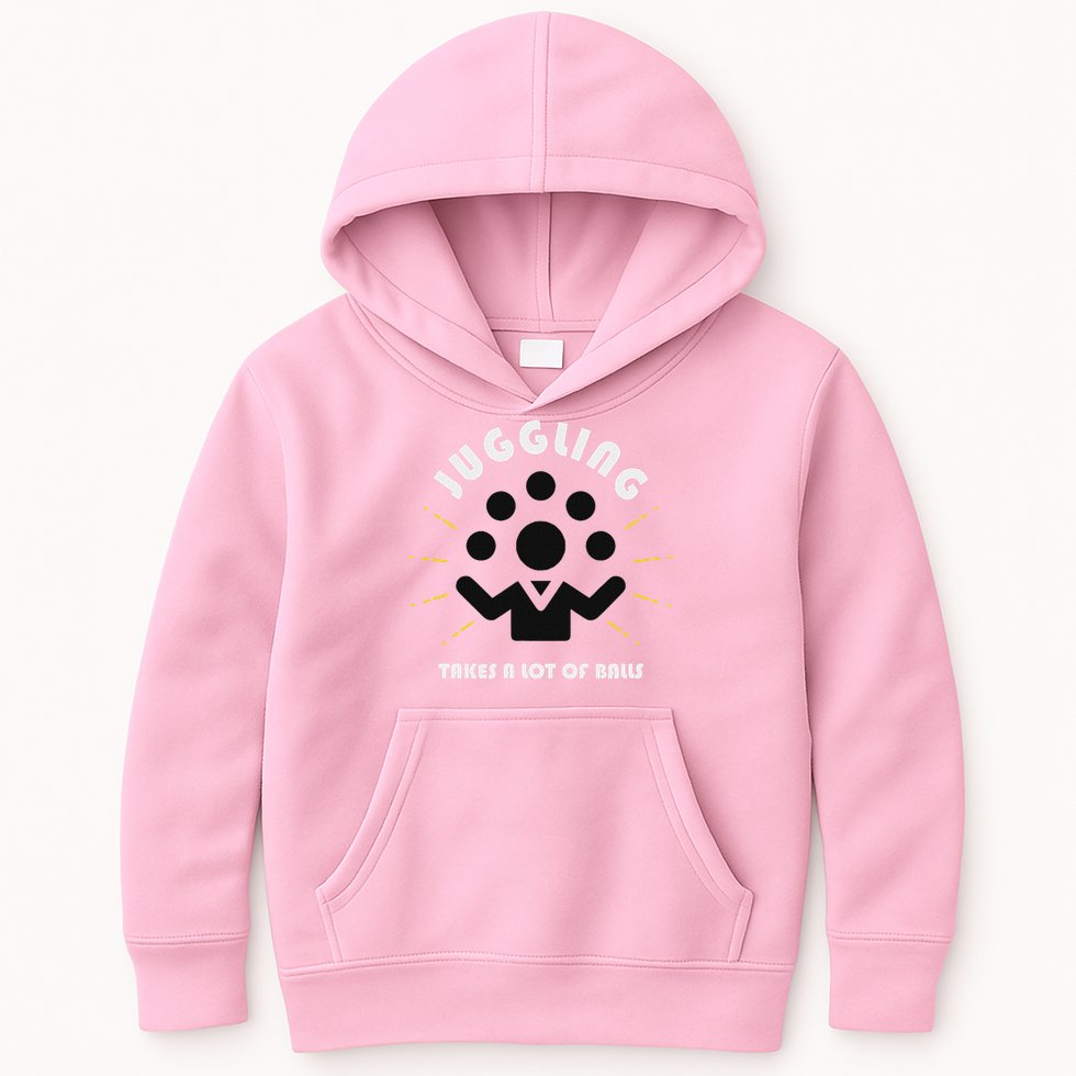 Juggling Takes A Lot Of Balls  Kids Hoodie