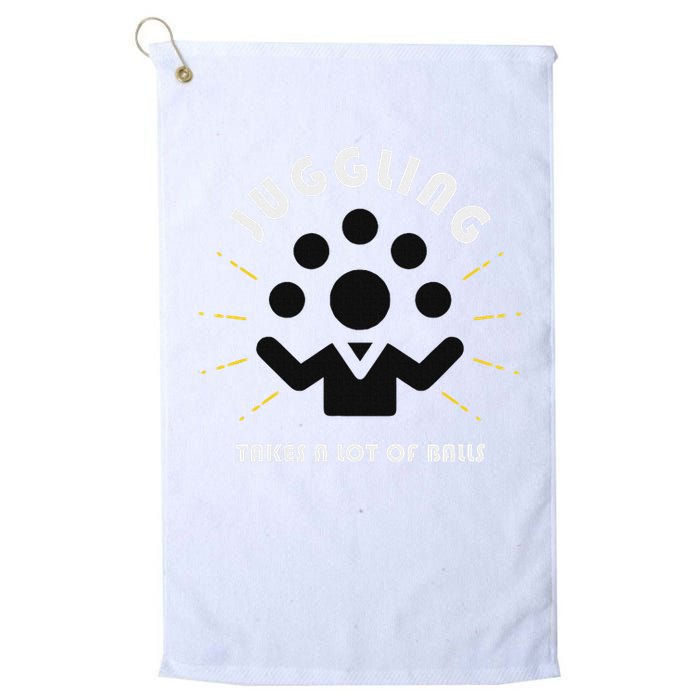 Juggling Takes A Lot Of Balls  Golf Towel