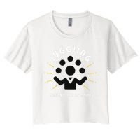 Juggling Takes A Lot Of Balls  Women's Crop Top Tee