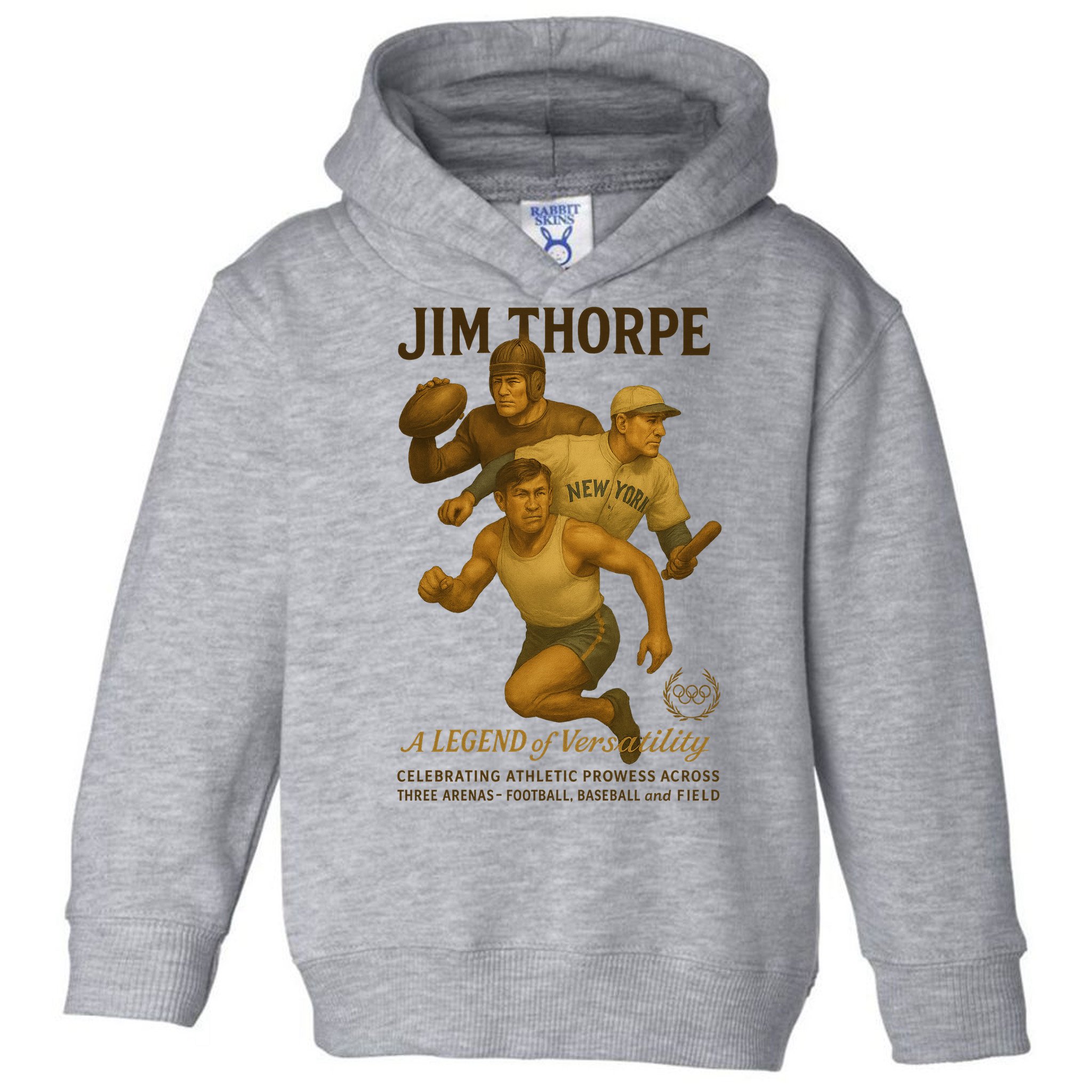 Jim Thorpe A Legend Of Versatility  Toddler Hoodie