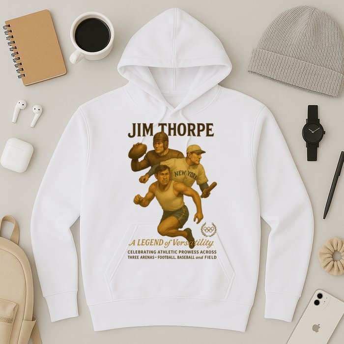 Jim Thorpe A Legend Of Versatility  Hoodie