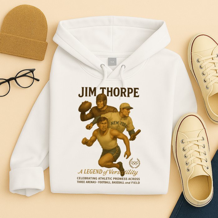 Jim Thorpe A Legend Of Versatility  Hoodie