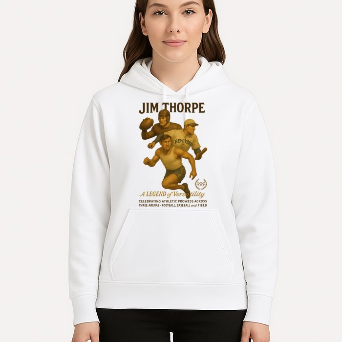 Jim Thorpe A Legend Of Versatility  Hoodie