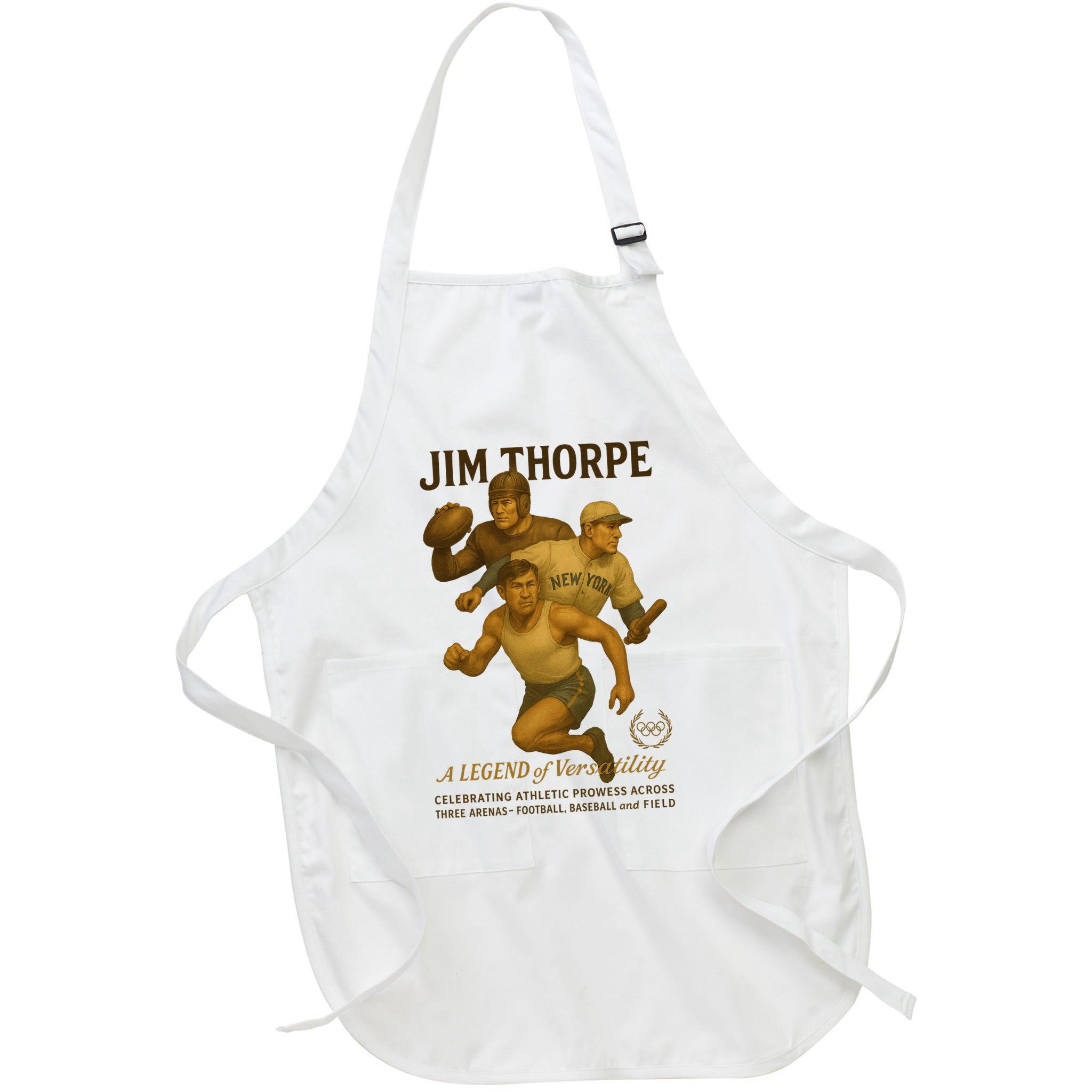 Jim Thorpe A Legend Of Versatility  Apron