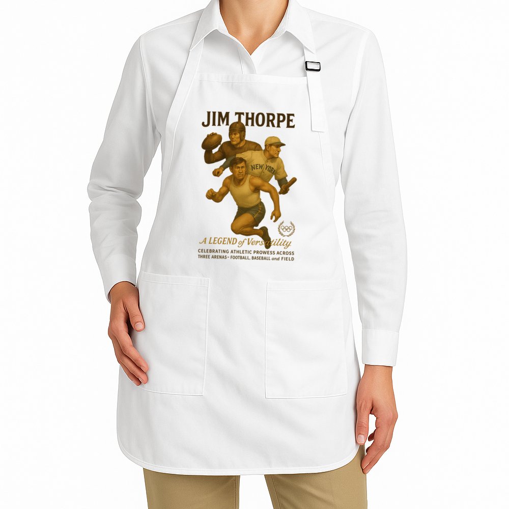 Jim Thorpe A Legend Of Versatility  Apron