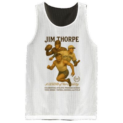 Jim Thorpe A Legend Of Versatility  Mesh Reversible Basketball Jersey Tank