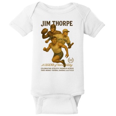 Jim Thorpe A Legend Of Versatility  Baby Bodysuit