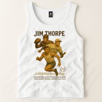 Jim Thorpe A Legend Of Versatility  Tank Top