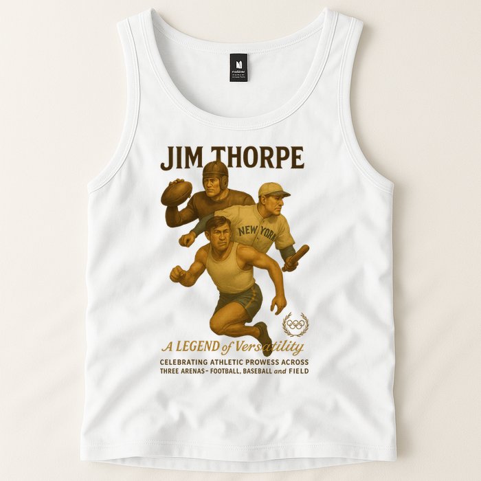 Jim Thorpe A Legend Of Versatility  Tank Top