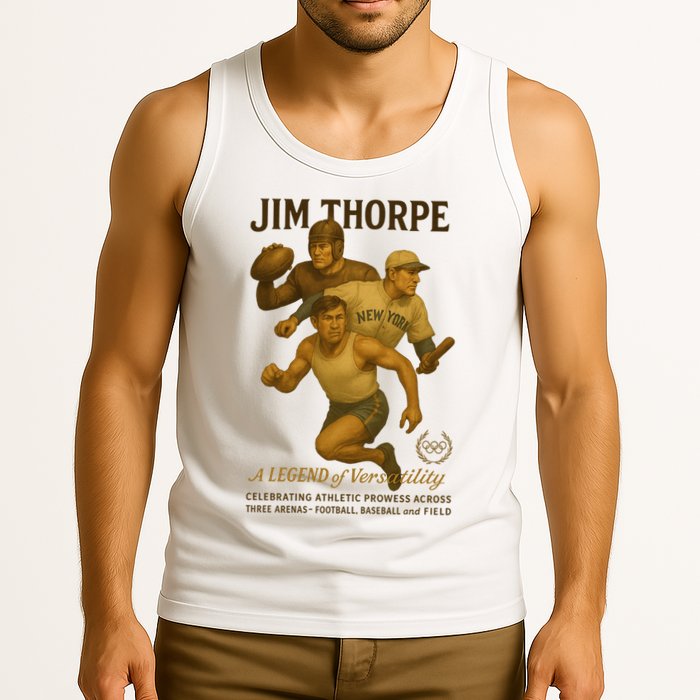 Jim Thorpe A Legend Of Versatility  Tank Top