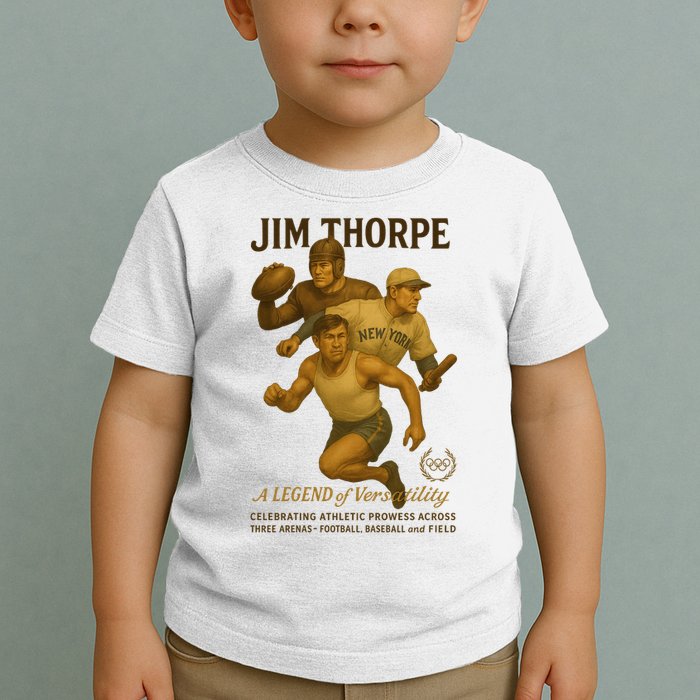 Jim Thorpe A Legend Of Versatility  Toddler T-Shirt