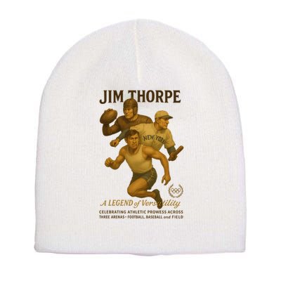 Jim Thorpe A Legend Of Versatility  Short Acrylic Beanie