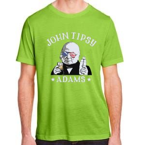 John Tipsy Adams President John Quincy Adams 4th Of July Adult ChromaSoft Performance T-Shirt