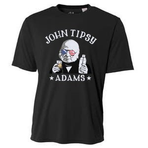 John Tipsy Adams President John Quincy Adams 4th Of July Cooling Performance Crew T-Shirt