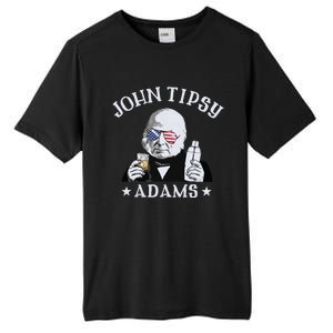 John Tipsy Adams President John Quincy Adams 4th Of July Tall Fusion ChromaSoft Performance T-Shirt