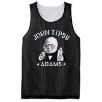 John Tipsy Adams President John Quincy Adams 4th Of July Mesh Reversible Basketball Jersey Tank