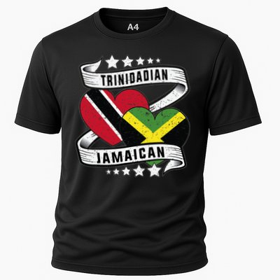 Jamaican Trinidad and half Jamaican flag  Performance Shirt