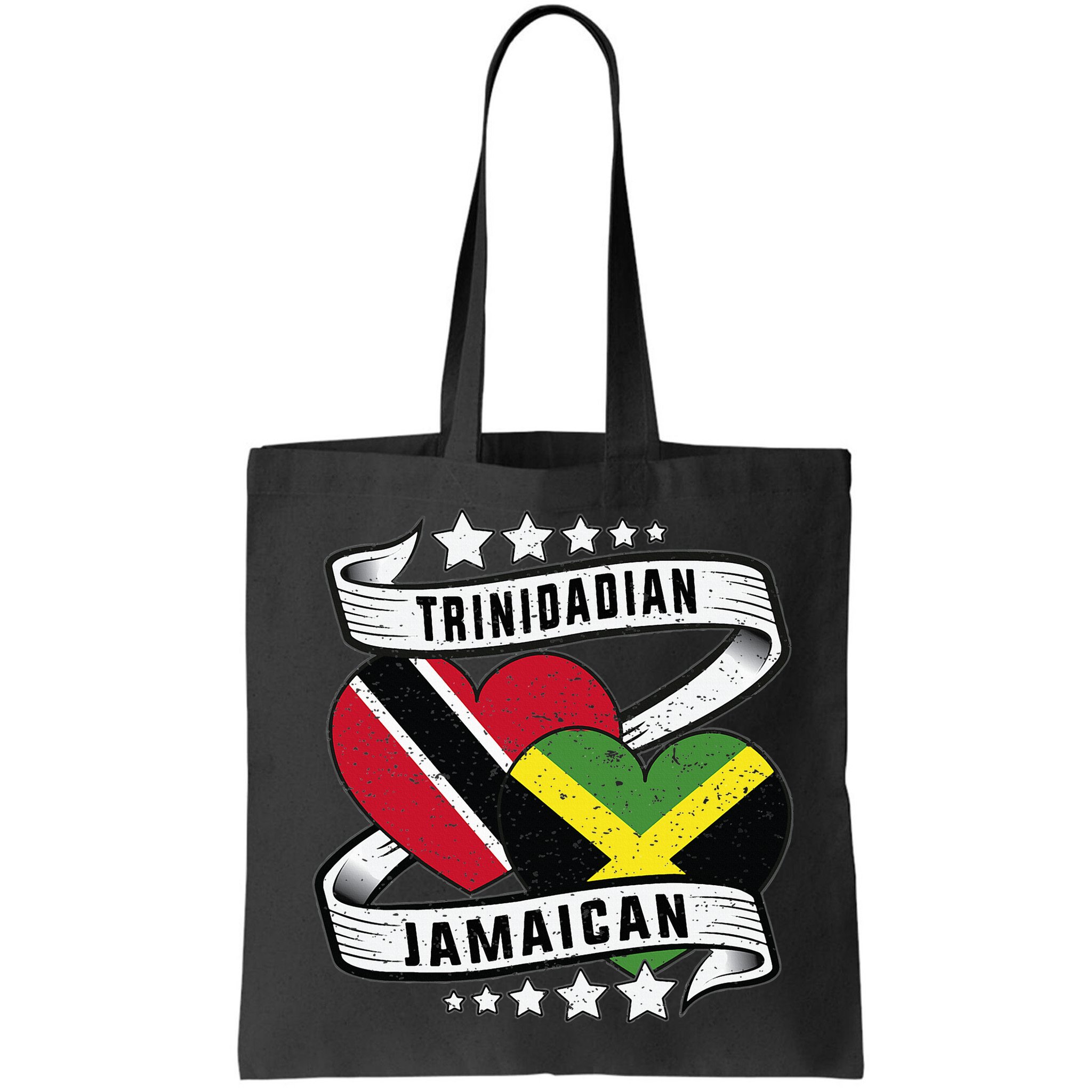 Jamaican Trinidad and half Jamaican flag  Bag