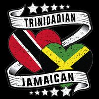 Jamaican Trinidad and half Jamaican flag  Mesh Reversible Basketball Jersey Tank