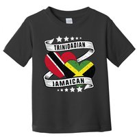 Jamaican Trinidad and half Jamaican flag  Toddler T-Shirt