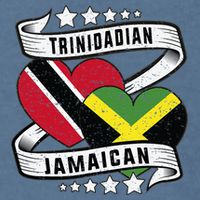 Jamaican Trinidad and half Jamaican flag  Garment-Dyed Sweatshirt