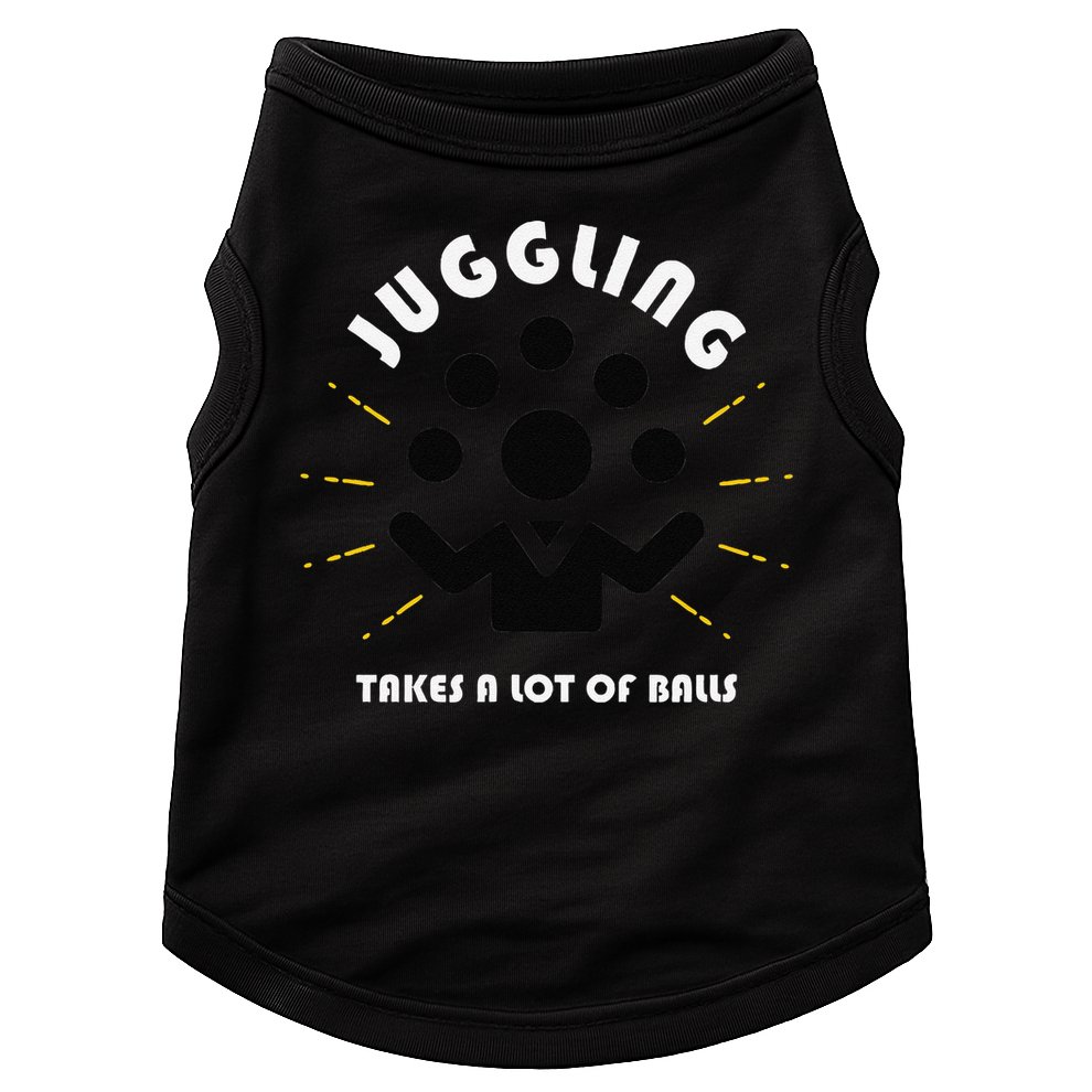 Juggling Takes a Lot of Balls Doggie Tank